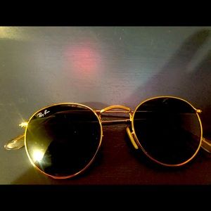 Ray-Ban Women's Rb3447 Metal Round Sunglasses